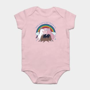 The Popular Animals -Unicorn, Llama & Cat Baby Bodysuit